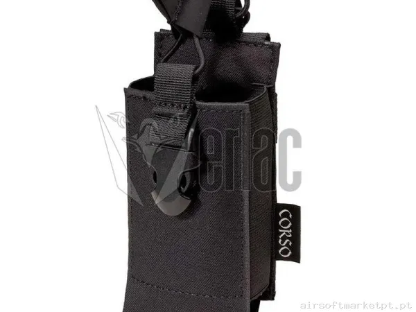 Pouch Walkie Dagger Molle Corso Negro — Coletes & Rigs — Airsoft Market PT