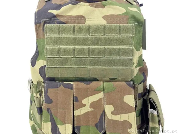 Colete Sixmm Fsbe Woodland — Coletes & Rigs — Airsoft Market PT