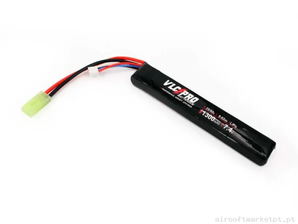 Batería VLC Pro 7.4v 1300 Mah 25c-50c — Baterias & Carregadores — Airsoft Market PT