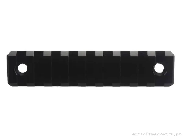 Externo Rail M-Lok Vector Optics 9 Slot Alumínio preto — Acessórios & Componentes — Airsoft Market PT