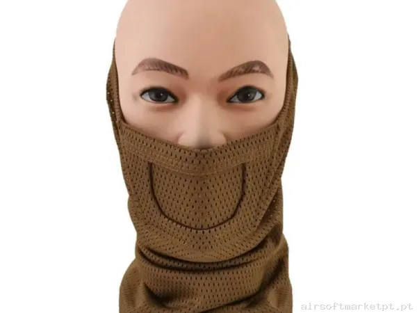 Máscara de Proteção Balaclava Cygnus Armory Face Warrior Gen.2 coyote — Proteção Ocular & Facial — Airsoft Market PT