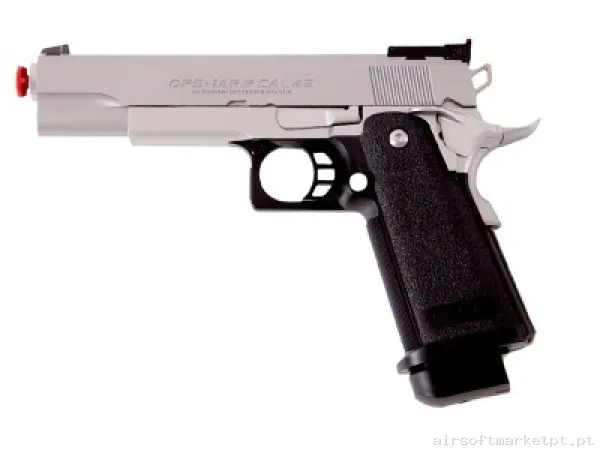 Hi Capa 5.1 Stainless Tokyo Marui — Pistolas — Airsoft Market PT