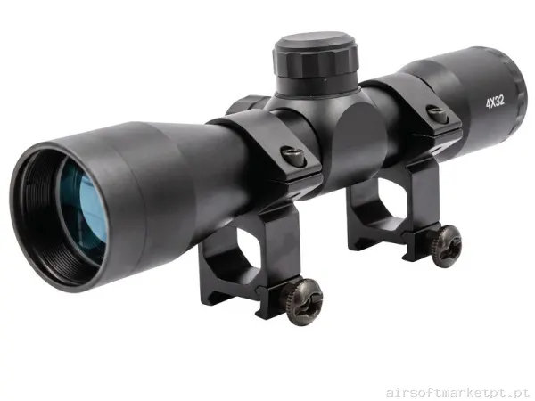 Visor Arsenic Argon 4x32 Negro — Miras & Ópticas — Airsoft Market PT