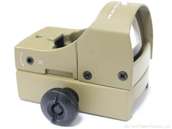 Mira Ponto Vermelho Mini Js Tactical JS-HD107T tan — Miras & Ópticas — Airsoft Market PT