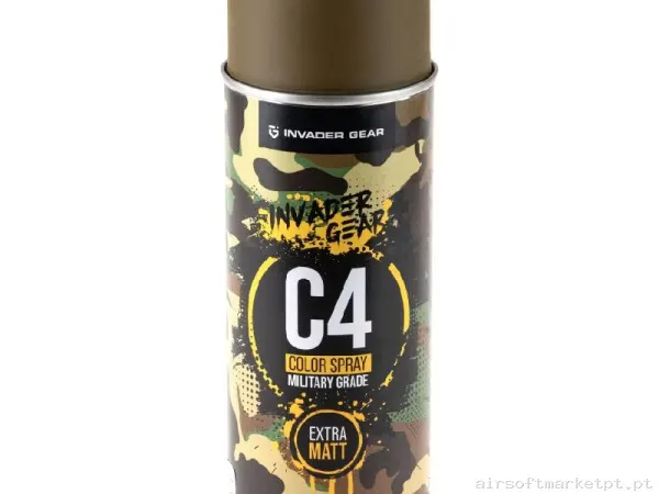 Spray Paint Invader Gear C4 Mil Grade Cor Ral0704020 — Outros — Airsoft Market PT