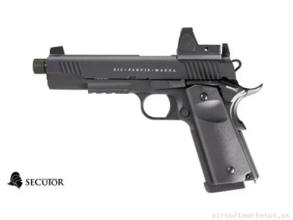 Colt 1911 Rudis Magna XII Secutor Preto — Pistolas — Airsoft Market PT