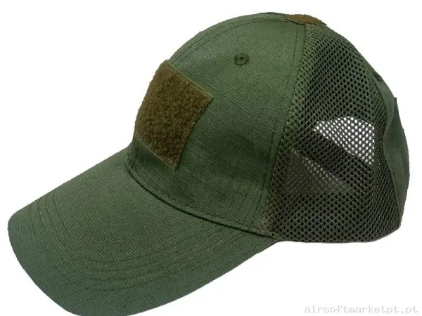 GORRA BEISBOL VELCRO MALLA OD — Proteção Ocular & Facial — Airsoft Market PT