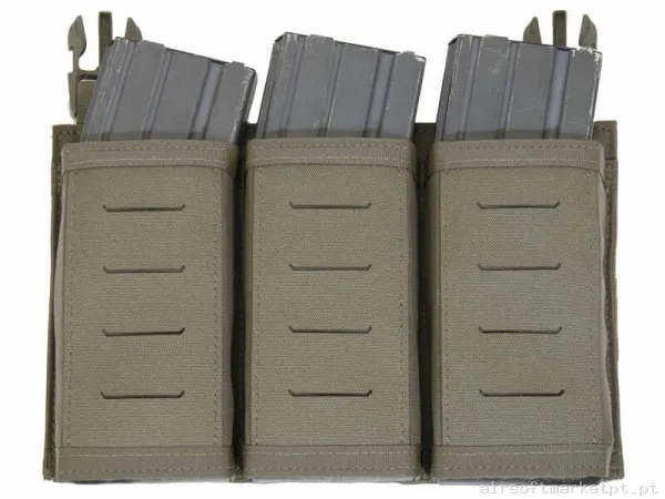 Pouch Magazine Pouch Triplo M4 Warrior Assault Laser Cut Destacável para Rpc Ranger Green — Coletes & Rigs — Airsoft Market PT