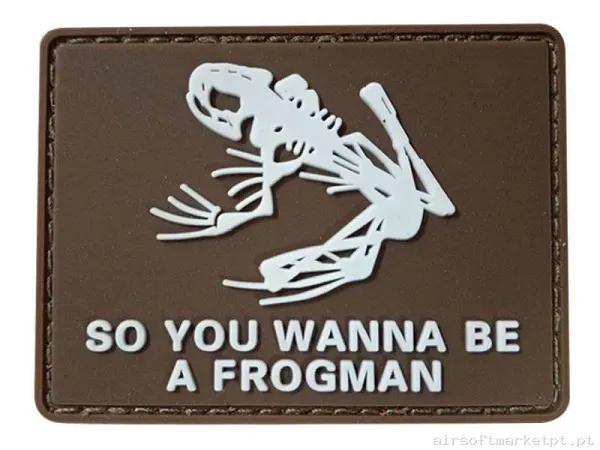 Parche Goma Relieve Oem Navy Seals Frog F84 — Patches & Decoração — Airsoft Market PT