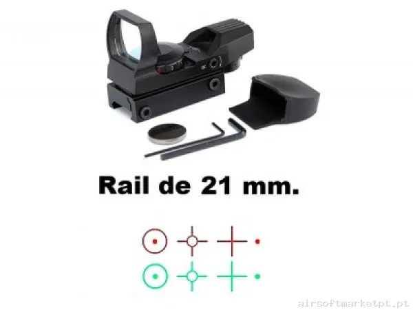 Mira Red Dot Eletrónica Samurai Zasdar — Lanternas & Lasers — Airsoft Market PT