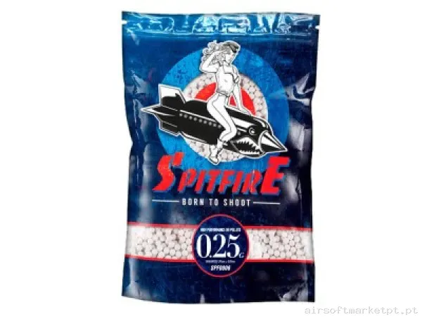 Bbs Muniçao 0,25 PVC Spitfire — Munição (BBs) — Airsoft Market PT
