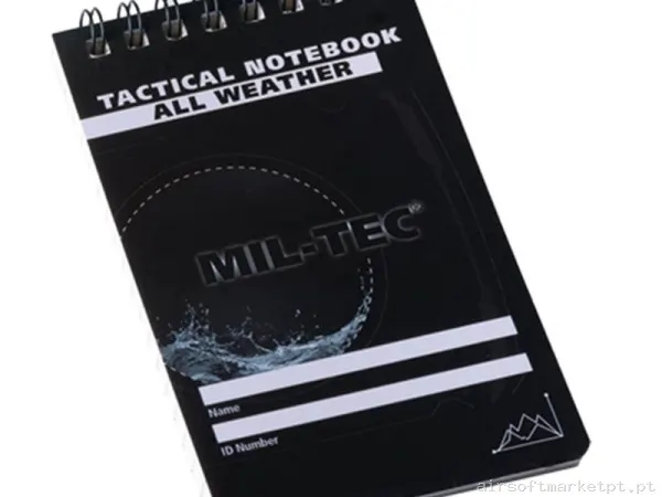 CADERNO TÁTICO PEQUENO IMPERMEÁVEL MIL-TEC — Vestuário (Fardas) — Airsoft Market PT