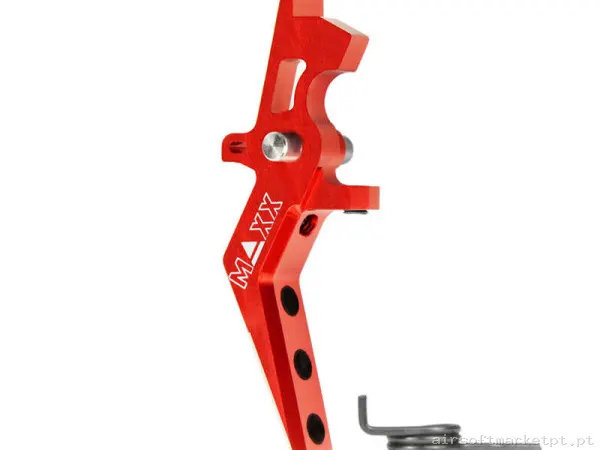 Interno Gatilho Ver.2 Maxx Model Style a Advanced Speed Alumínio CNC vermelho — Peças Internas (AEG) — Airsoft Market PT