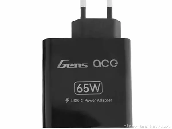Carregador Usb Gens Ace 65w Power Supply Adapter Eu — Carregadores / Magazines — Airsoft Market PT
