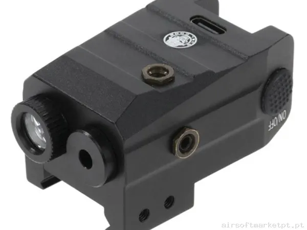 Ponto vermelho Duel Code Trilho Picatinny com Lanterna L2 — Lanternas & Lasers — Airsoft Market PT