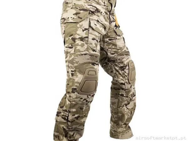 Pantalón Combate Conquer Dlx Arido Pixelado - S — Vestuário (Fardas) — Airsoft Market PT