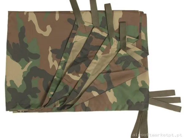 Toldo Universal Táctico Impermeável Mil-Tec 220x300cm Woodland — Outros — Airsoft Market PT