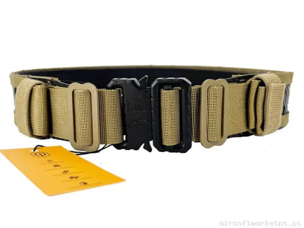Cinturão tático MOLLE Conquer Fl Belt tan — Gear Táctico — Airsoft Market PT