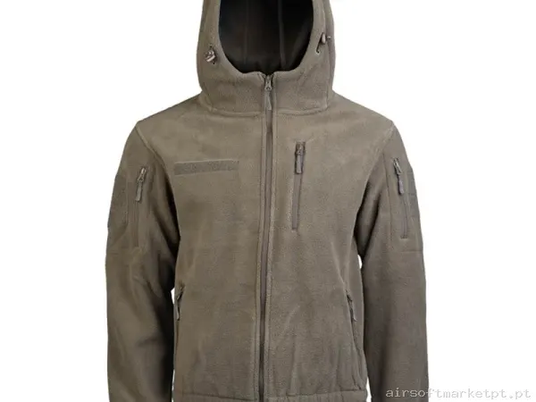 Jaqueta Polar Mil-Tec Gen.ii com Capuz verde od — Vestuário (Fardas) — Airsoft Market PT