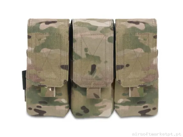 Pouch Magazine Pouch Triplo M4 Warrior Assault de Doble Capacidade 5.56 multicam — Coletes & Rigs — Airsoft Market PT