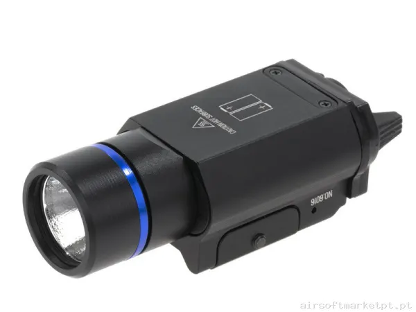 Linterna táctica Duel Code F1 500 lúmenes negra — Lanternas & Lasers — Airsoft Market PT