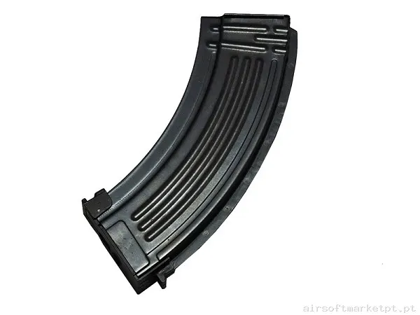 Magazine Réplica Midcap Ak E&l Metálico 120 Bbs negro — Carregadores / Magazines — Airsoft Market PT