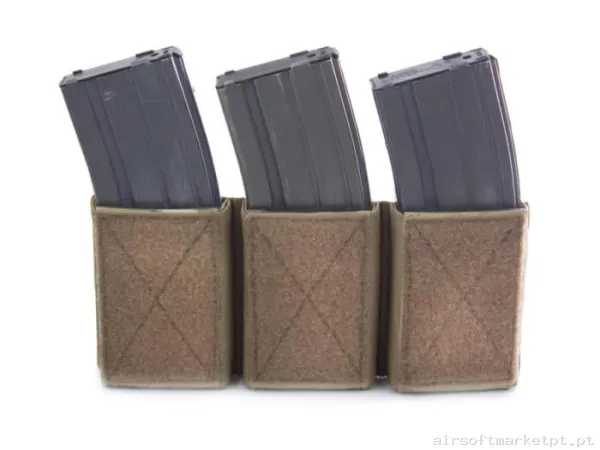 Pouch Magazine Pouch Triplo M4 Warrior Assault Velcro multicam — Coletes & Rigs — Airsoft Market PT