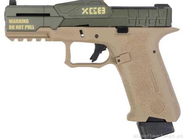 Réplica GBB Pistola G17 Poseidon Mix Series P1-Odt tan/Verde od — Pistolas — Airsoft Market PT