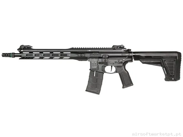Réplica airsoft AEG M4 ICS EBB Cxp-Mars.ii Carabina S3 ETU preta — Rifles de Assalto (AR/M4/AK) — Airsoft Market PT