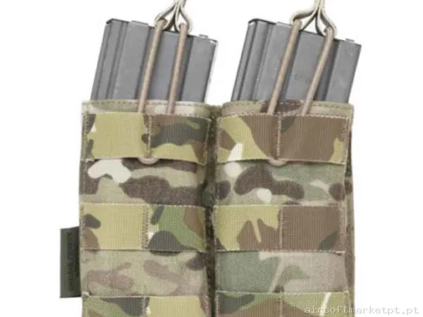 Pouch Magazine Pouch Doble M4 Warrior Assault Open Top multicam — Coletes & Rigs — Airsoft Market PT