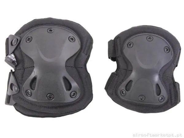 JOELHEIRAS E COTOVELOS XX DELTA TACTICS PRETOS — Vestuário (Fardas) — Airsoft Market PT