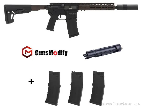 Réplica Secutor Centurion II MWS GBB dual tone + Pack 3 cargadores MWS - Mejorada N-Pas — Rifles de Assalto (AR/M4/AK) — Airsoft Market PT