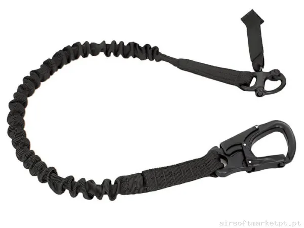 Cinta Tática Lifeline Warrior Assault Snap Shackle e Carabiner Tango preto — Gear Táctico — Airsoft Market PT