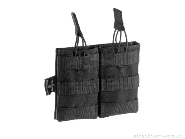 Pouch Doble Molle M4 Negro - Invader Gear — Coletes & Rigs — Airsoft Market PT