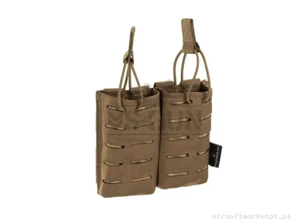 Pouch Doble Molle M4 Corte Láser GEN2 Tan - Invader Gear — Coletes & Rigs — Airsoft Market PT