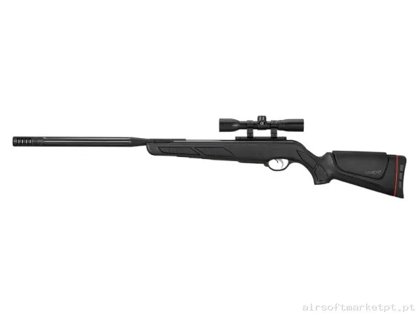 Airgun Gas Pistão 5.5mm Carabina Gamo Outback Dx Maxxim Igt 24j com Mira 4x32 preta — Rifles de Assalto (AR/M4/AK) — Airsoft Market PT