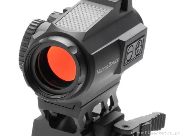 Mira Ponto vermelho 1x22 Vector Optics Maverick-II Plus Sol negra — Miras & Ópticas — Airsoft Market PT