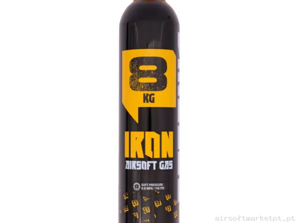 Botella Green Gas Arsenic Iron 8kg Con Silicona — Gás & CO2 — Airsoft Market PT