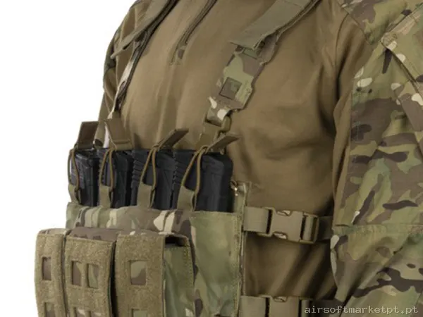 Chest Rig Force MK2 Multicam Delta Tactics — Coletes & Rigs — Airsoft Market PT