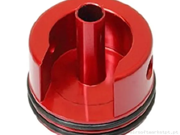Interno Cabeça Cilindro Ver.2 Shs Gt0028 Pad no Botão Alumínio vermelho — Peças Internas (AEG) — Airsoft Market PT