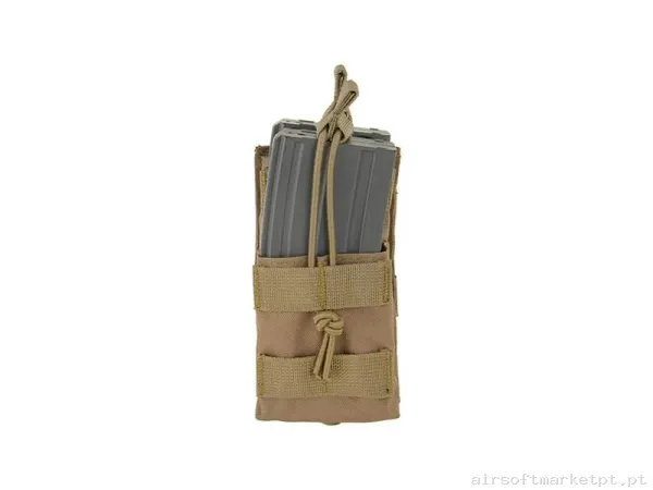 Pouch M4 Molle Modular Simple Doble - Tan 8 Fields — Coletes & Rigs — Airsoft Market PT