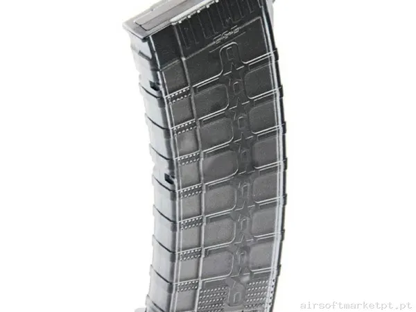 Magazine Réplica Midcap Ak G&G Rk74 T/E/CQB Polímero 115 Bbs preto — Carregadores / Magazines — Airsoft Market PT