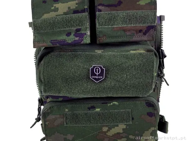 Painel Traseiro Conquer C2 Elite Boscoso Pixelado — Coletes & Rigs — Airsoft Market PT