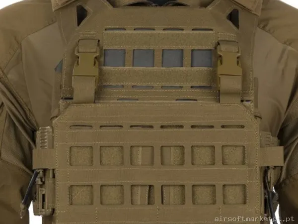 Colete Porta Placas Delta Tactics Force Mk3 coyote — Coletes & Rigs — Airsoft Market PT