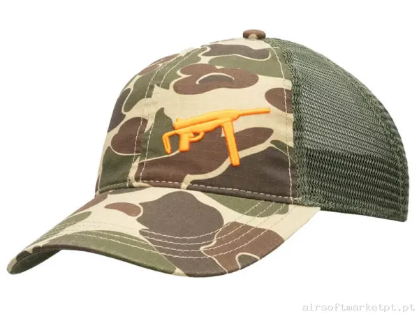 Gorra Beisbol Helikon-Tex Trucker Cap (Grease Gun) Duck Hunter — Proteção Ocular & Facial — Airsoft Market PT