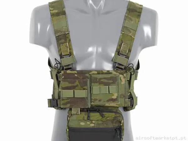 Colete Chest Rig Emerson Micro Mk3 Em2961mctp multicam Tropic — Coletes & Rigs — Airsoft Market PT