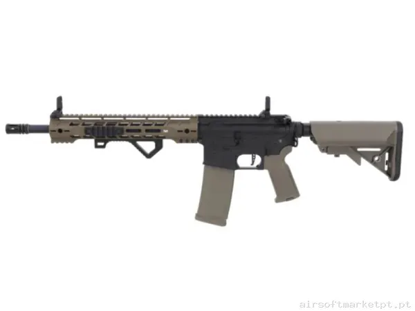 Réplica AEG M4 Specna Arms SA-P14 Prime Rra Aster II ETU preta/Verde od — Rifles de Assalto (AR/M4/AK) — Airsoft Market PT