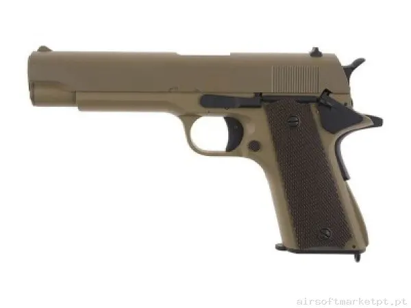 Colt 1911 CM123  CYMA Tan — Pistolas — Airsoft Market PT