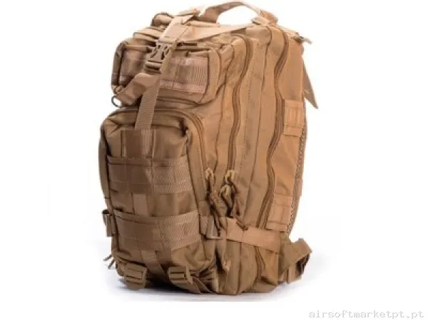 Mochila Compact Assault Tan — Sacos & Mochilas — Airsoft Market PT