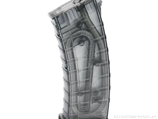 Magazine Réplica Midcap Ak G&G Rk74 T/E/CQB Polímero 115 Bbs Transparente — Carregadores / Magazines — Airsoft Market PT